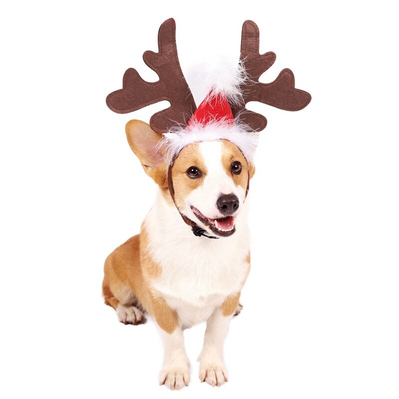 Antler reindeer headbands for Dogs