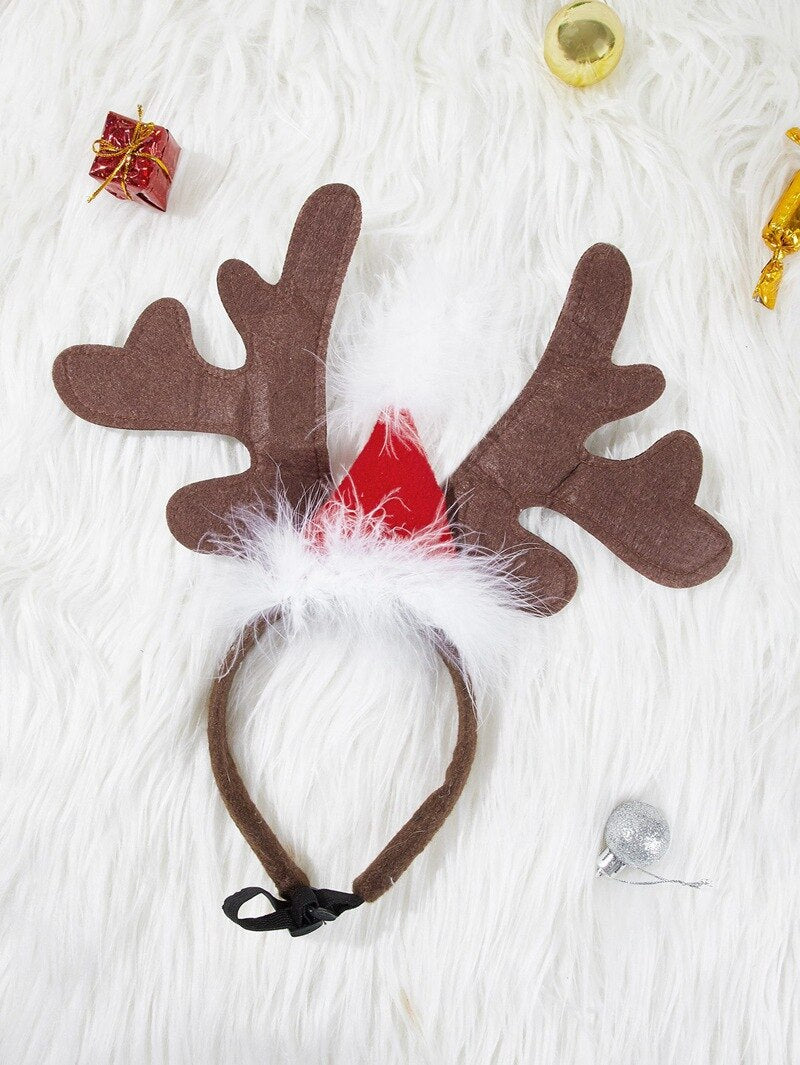 Antler reindeer headbands for Dogs