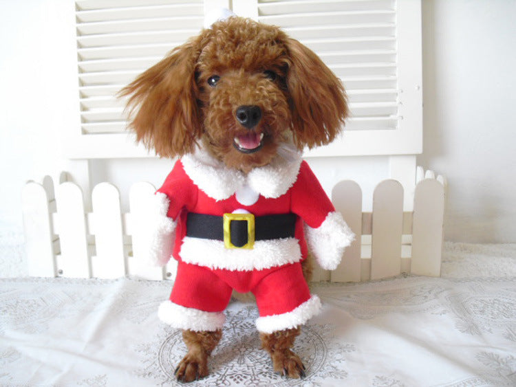 Dog Santa Claus Costume